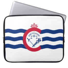 Flagge von Cincinnati (Ohio) Laptopschutzhülle