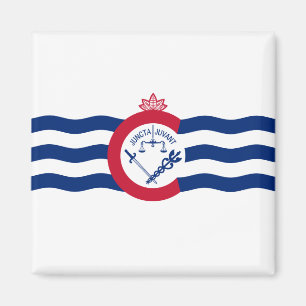 Flagge von Cincinnati (Ohio) Magnet