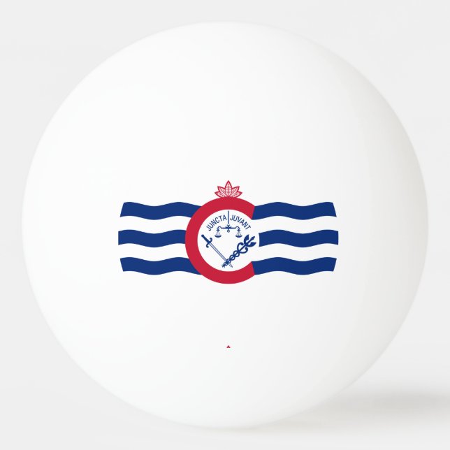 Flagge von Cincinnati, Ohio Ping-Pong Ball (Vorderseite)