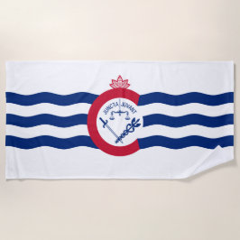 Flagge von Cincinnati (Ohio) Strandtuch