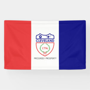 Flagge von Cleveland (Ohio) Banner