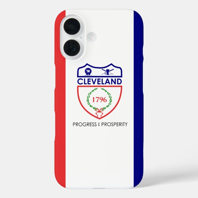 Flagge von Cleveland, Ohio Case-Mate iPhone Hülle (Rückseite)