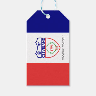 Flagge von Cleveland, Ohio-Geschenketiketts Geschenkanhänger