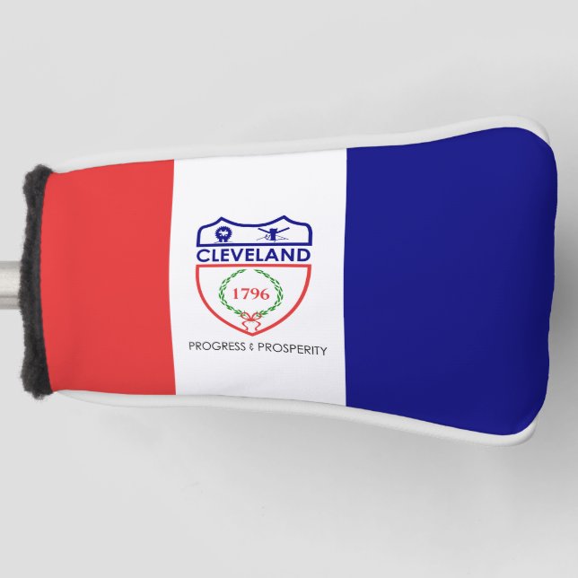 Flagge von Cleveland, Ohio Golf Headcover (Vorderseite)