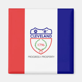 Flagge von Cleveland (Ohio) Magnet