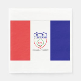Flagge von Cleveland (Ohio) Serviette