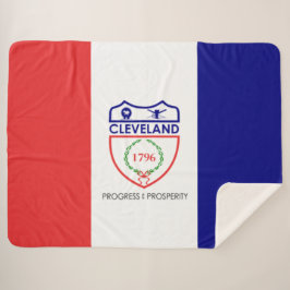 Flagge von Cleveland (Ohio) Sherpadecke
