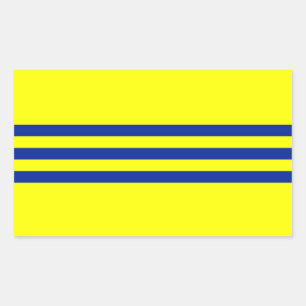 Flagge von Cochinchina Rechteckiger Aufkleber
