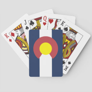 Flagge von Colorado Spielkarten