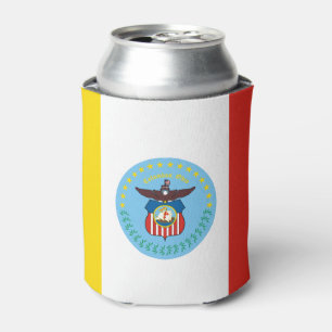 Flagge von Columbus, Ohio Can Cooler Dosenkühler