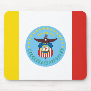 Flagge von Columbus, Ohio-Maus-Pad Mousepad