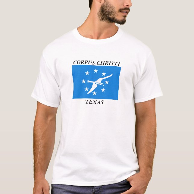Flagge von Corpus Christi T-Shirt (Vorderseite)