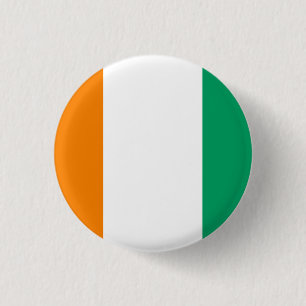 Flagge von Côte d'Ivoire Button
