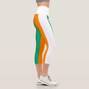 Flagge von Côte d'Ivoire Capri Leggings