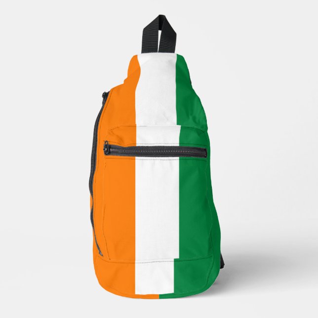 Flagge von Côte d'Ivoire Crossbody Bag (Vorderseite)