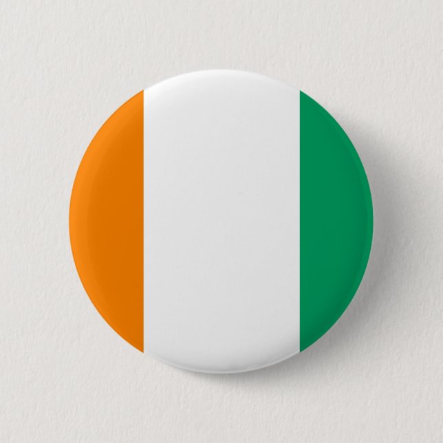 Flagge von Côte d'Ivoire - Drapeau de la Côte d'Iv Button (Vorderseite)
