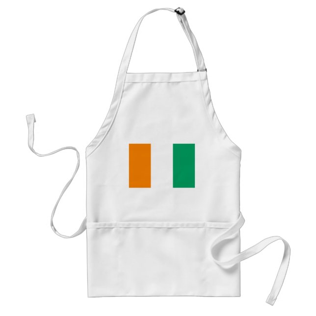 Flagge von Côte d'Ivoire - Drapeau de la Côte d'Iv Schürze (Vorne)