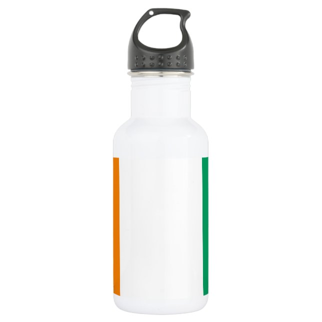 Flagge von Côte d'Ivoire Edelstahlflasche (Vorderseite)