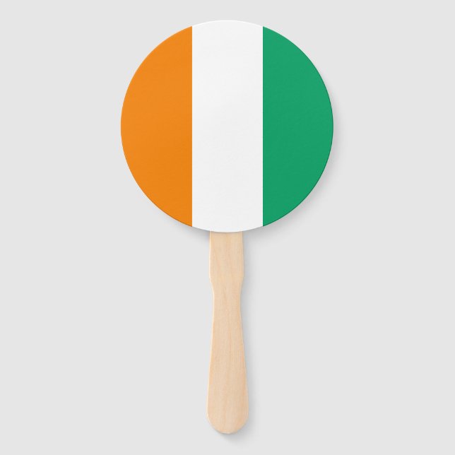 Flagge von Côte d'Ivoire Fächer (Vorderseite)