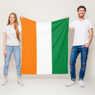 Flagge von Côte d'Ivoire Fleecedecke