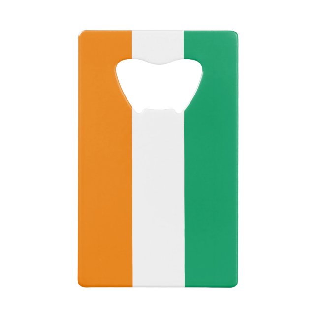 Flagge von Côte d'Ivoire Geldbeutel Flaschenöffner (Vorderseite)