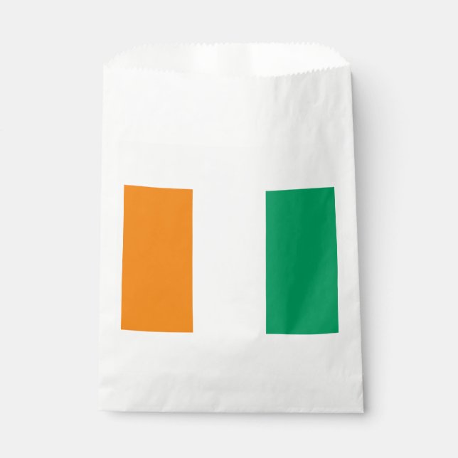 Flagge von Côte d'Ivoire Geschenktütchen (Vorderseite)