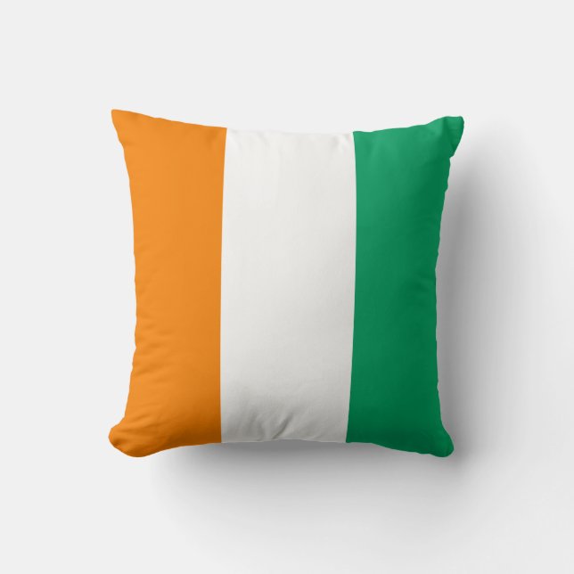 Flagge von Côte d'Ivoire Kissen (Vorderseite)