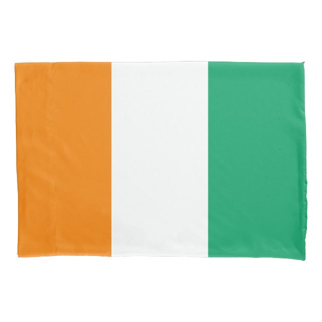 Flagge von Côte d'Ivoire Kissenbezug (Vorderseite)