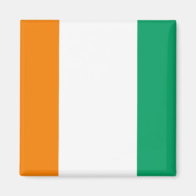 Flagge von Côte d'Ivoire Magnet (Vorne)
