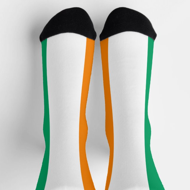 Flagge von Côte d'Ivoire Socken (Oben)