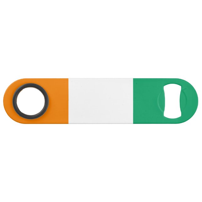 Flagge von Côte d'Ivoire Speed Flaschenöffner (Vorderseite (Horizontal))