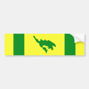 Flagge von Culebra, Puerto Rico Autoaufkleber