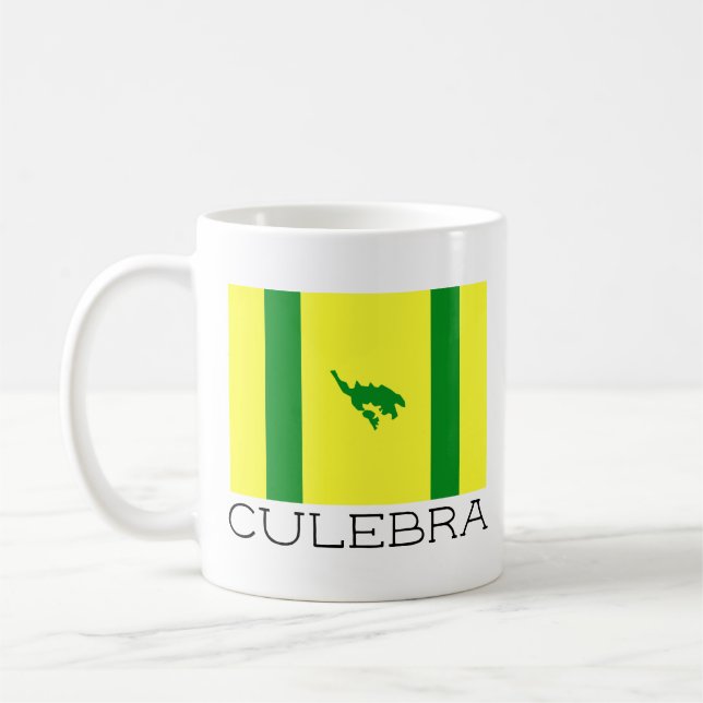 Flagge von Culebra, Puerto Rico Kaffeetasse (Links)