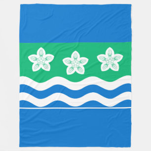 Flagge von Cumberland Fleece Blanket