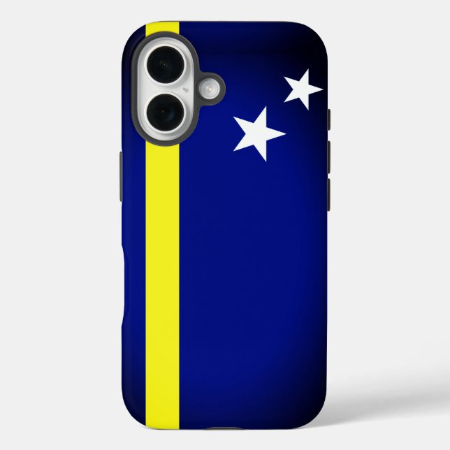 Flagge von Curaçao Case-Mate iPhone Hülle (Rückseite)