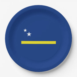 Flagge von Curaçao Pappteller