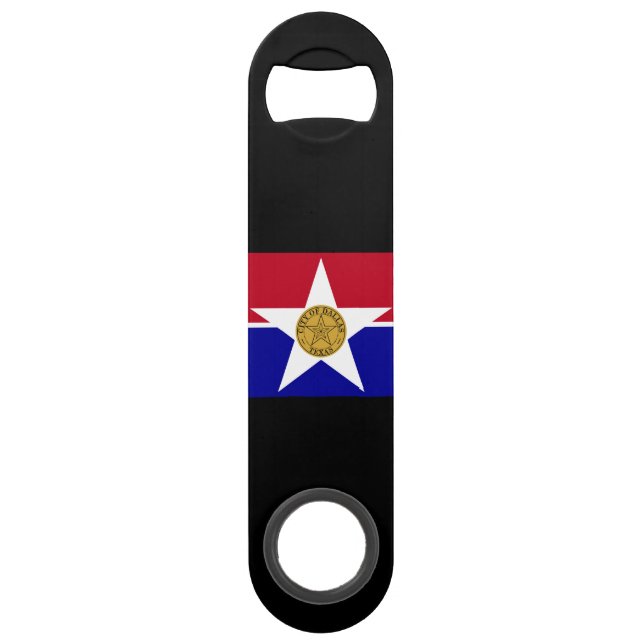 Flagge von Dallas, Texas Bar Key (Vorderseite)