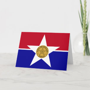 Flagge von Dallas (Texas) Karte