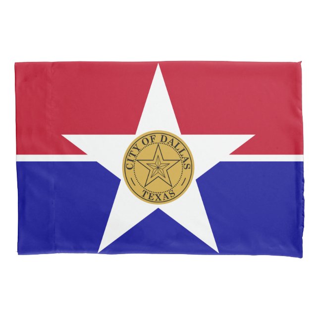 Flagge von Dallas (Texas) Kissenbezug (Vorderseite)