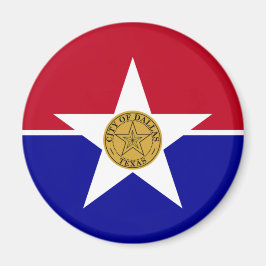 Flagge von Dallas (Texas) Magnet