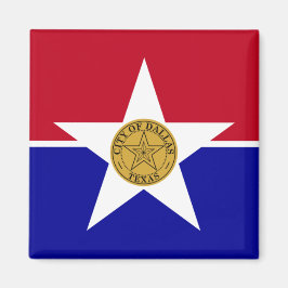 Flagge von Dallas (Texas) Magnet