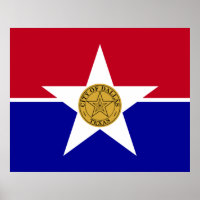 Flagge von Dallas (Texas)