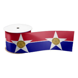 Flagge von Dallas (Texas) Satinband