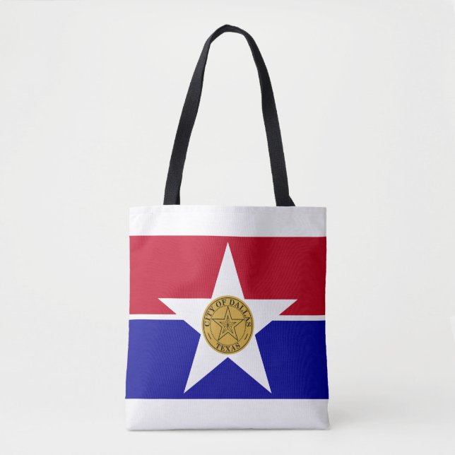 Flagge von Dallas, Texas Tote Bag (Vorderseite)