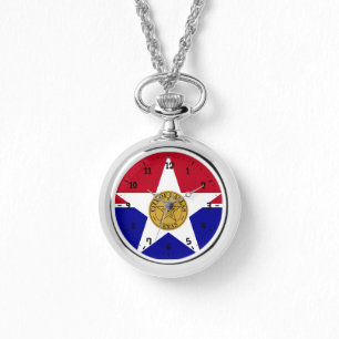 Flagge von Dallas, Texas Watch Armbanduhr