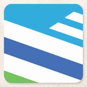 Flagge von Dayton, Ohio Rechteckiger Pappuntersetzer