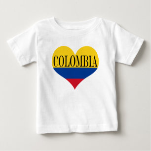 Flagge von De Kolumbien Kolumbien-Bandera Baby T-shirt