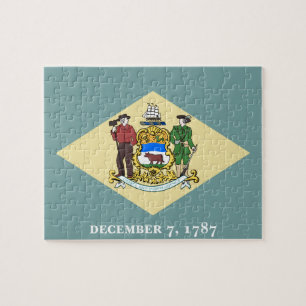 Flagge von Delaware Puzzle