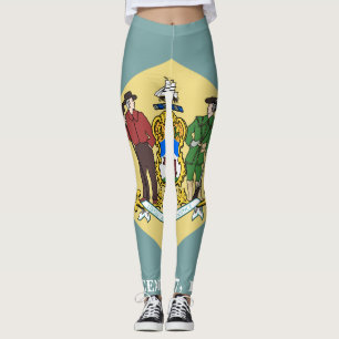 Flagge von Delaware, USA Leggings