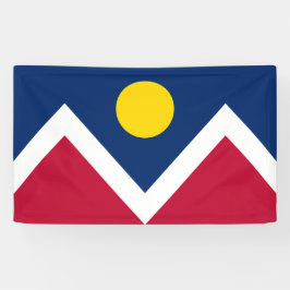 Flagge von Denver (Colorado, USA) Banner